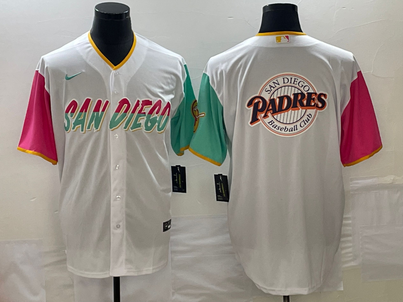 Men's San Diego Padres White City Connect Jersey